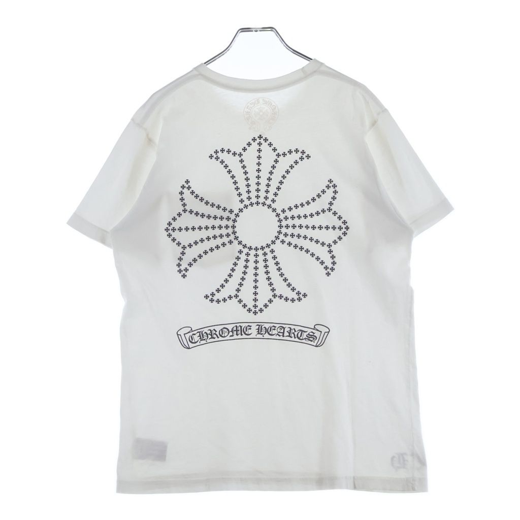 CHROME HEARTS (クロムハーツ) CH S/S TEE バックCHプラスプリント 半袖Tシャツカットソー