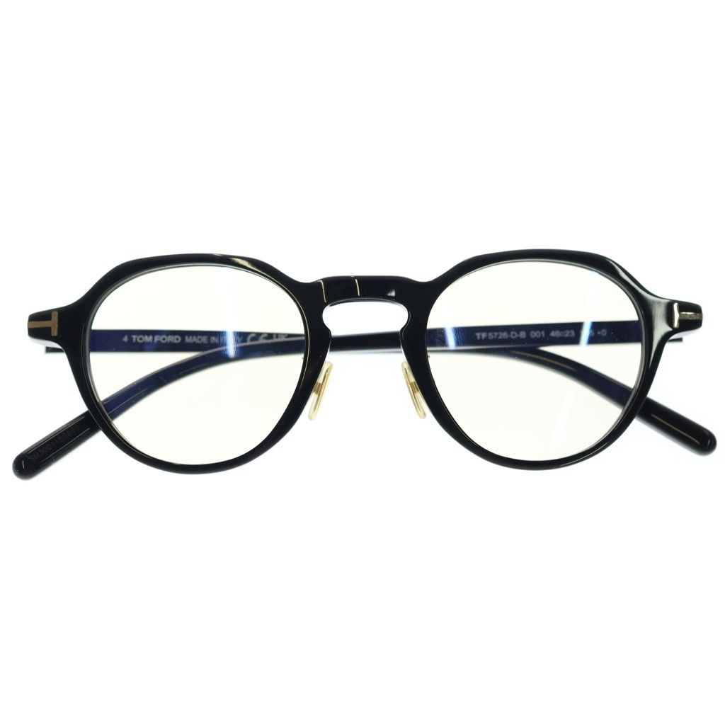 TOM FORD (トムフォード) TF5726-D-B アジアンフィット ウェリントンフレーム サングラス メガネ ブラック/ゴールド