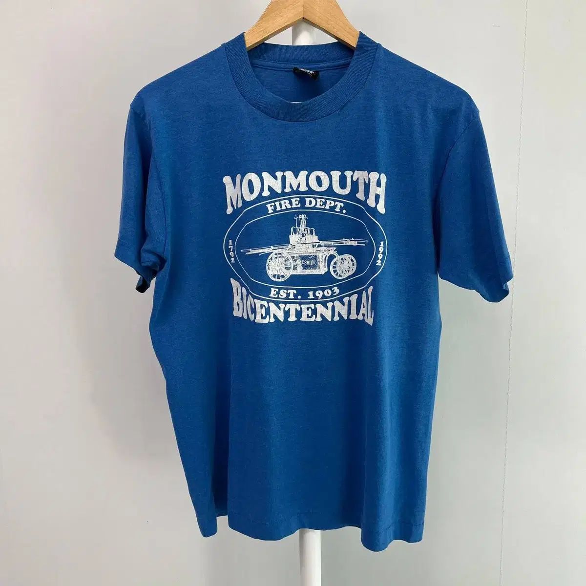 L 92's USA 「モンマス消防署 200周年」 オリジナル ヴィンテージ Tシャツ 7,232円
