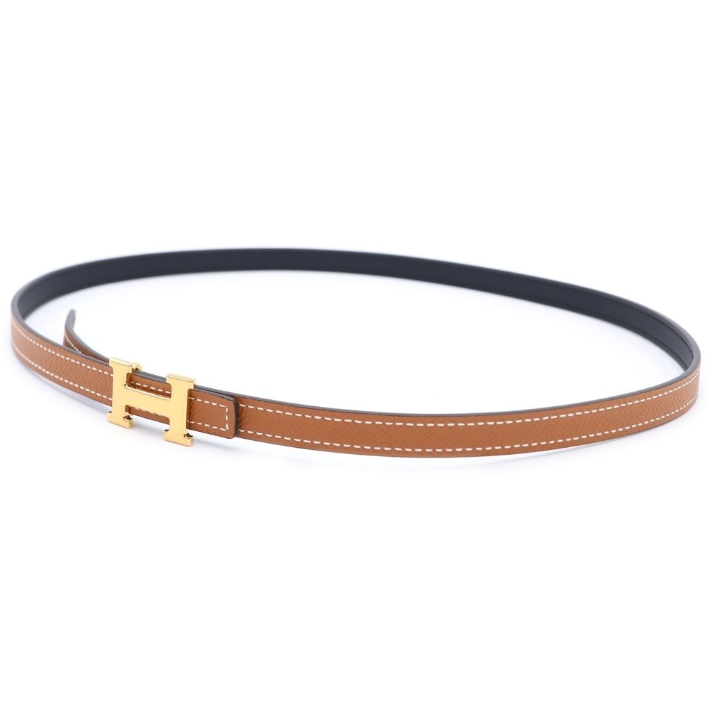HERMES (エルメス) コンスタンスミニ リバーシブルベルト ブラック