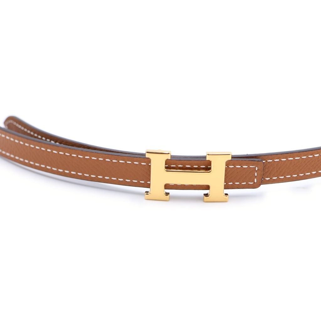 HERMES (エルメス) コンスタンスミニ リバーシブルベルト ブラック
