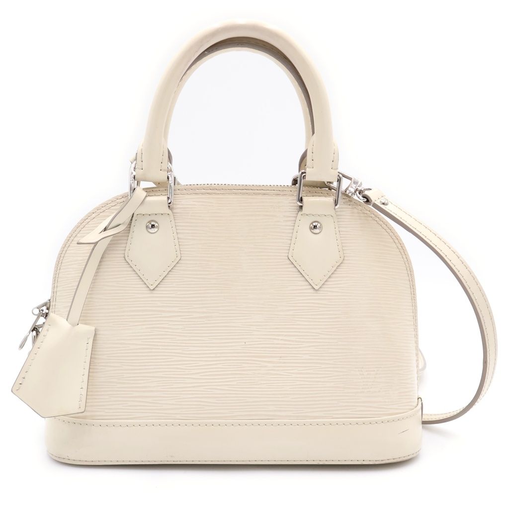 LOUIS VUITTON (ルイヴィトン) エピ アルマBB ショルダーバッグ イヴォワール 2WAYバッグ ハンドバッグ ショルダーバッグ ホワイト レザー M4085J シルバー金具