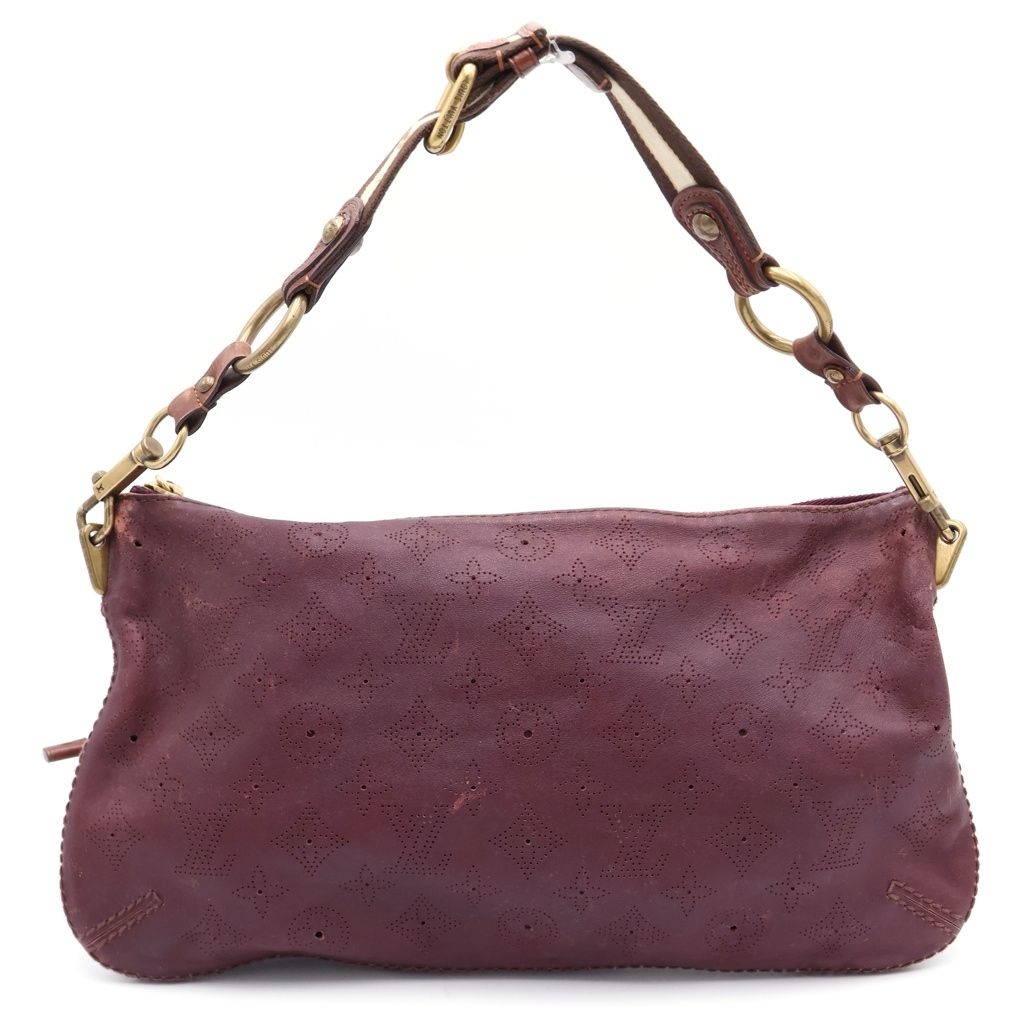 LOUIS VUITTON (ルイヴィトン) ポシェットオナタ ワンショルダーバッグ ハンドバッグ パープル レザー M40003 ゴールド金具 37,538円