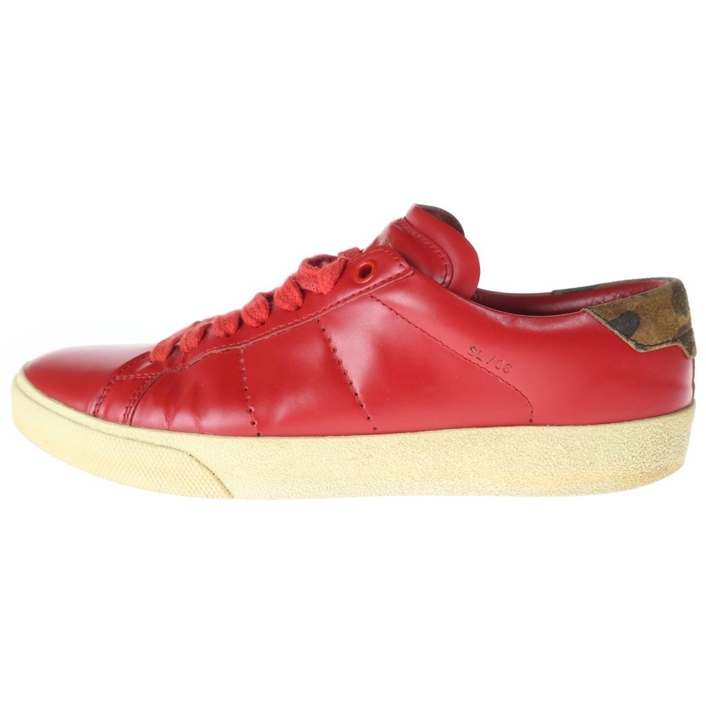 SAINT LAURENT PARIS (サンローランパリ) SL/06 ローカットスニーカー レッド VU421570 レディース