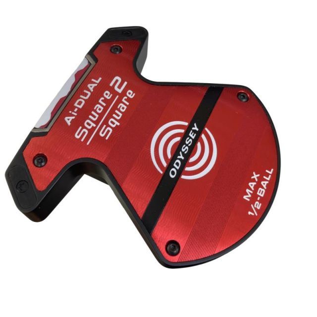 【中古】 オデッセイ Ai-DUAL SQUARE 2 SQUARE MAX 1/2-BALL 34インチ レフティ パター PT STROKE LAB 120 スチール (フレックスその他) メンズ 男性用 左利き レフティ 左用 Bランク ゴルフクラブ