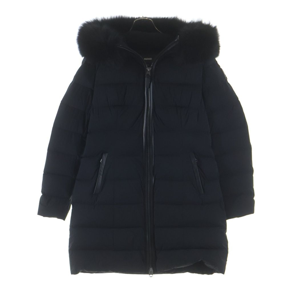 MACKAGE (マッカージュ) CALLA-BX フード ライトダウンコート ブラック L/G