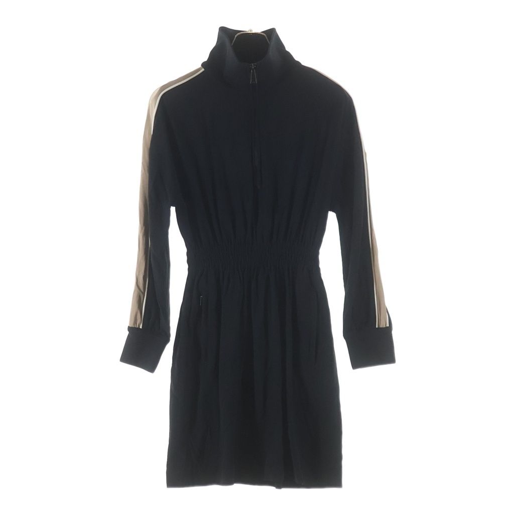 MONCLER (モンクレール) 21AW ABITO ハーフ ジップアップ トラック ジャケット/ワンピース ブラック G20932G00008 54A22 レディース