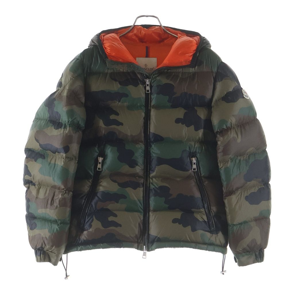 MONCLER (モンクレール) 17AW BLIER カモフラ ナイロン ダウンジャケット カーキ C20914090505 53875