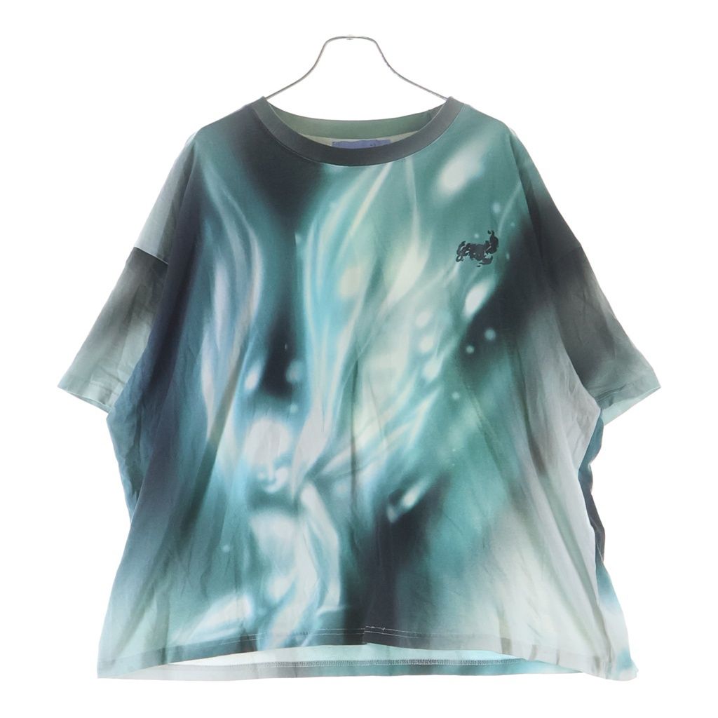NO BRAND (ノーブランド) GERRIT JACOB SS TEE 総柄半袖Tシャツ マルチカラー