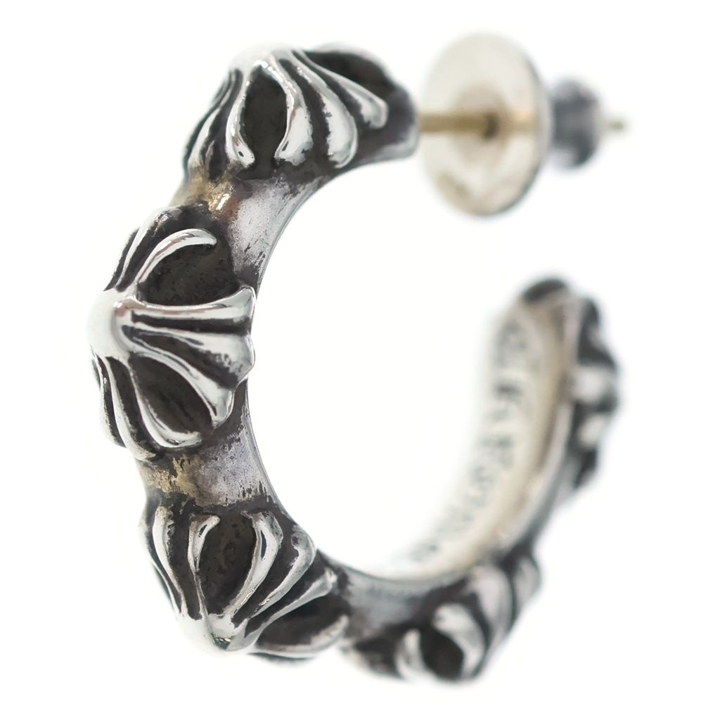 CHROME HEARTS (クロムハーツ) HOOP CROSS クロスバンド フープピアス シルバー BCA100 86,515円