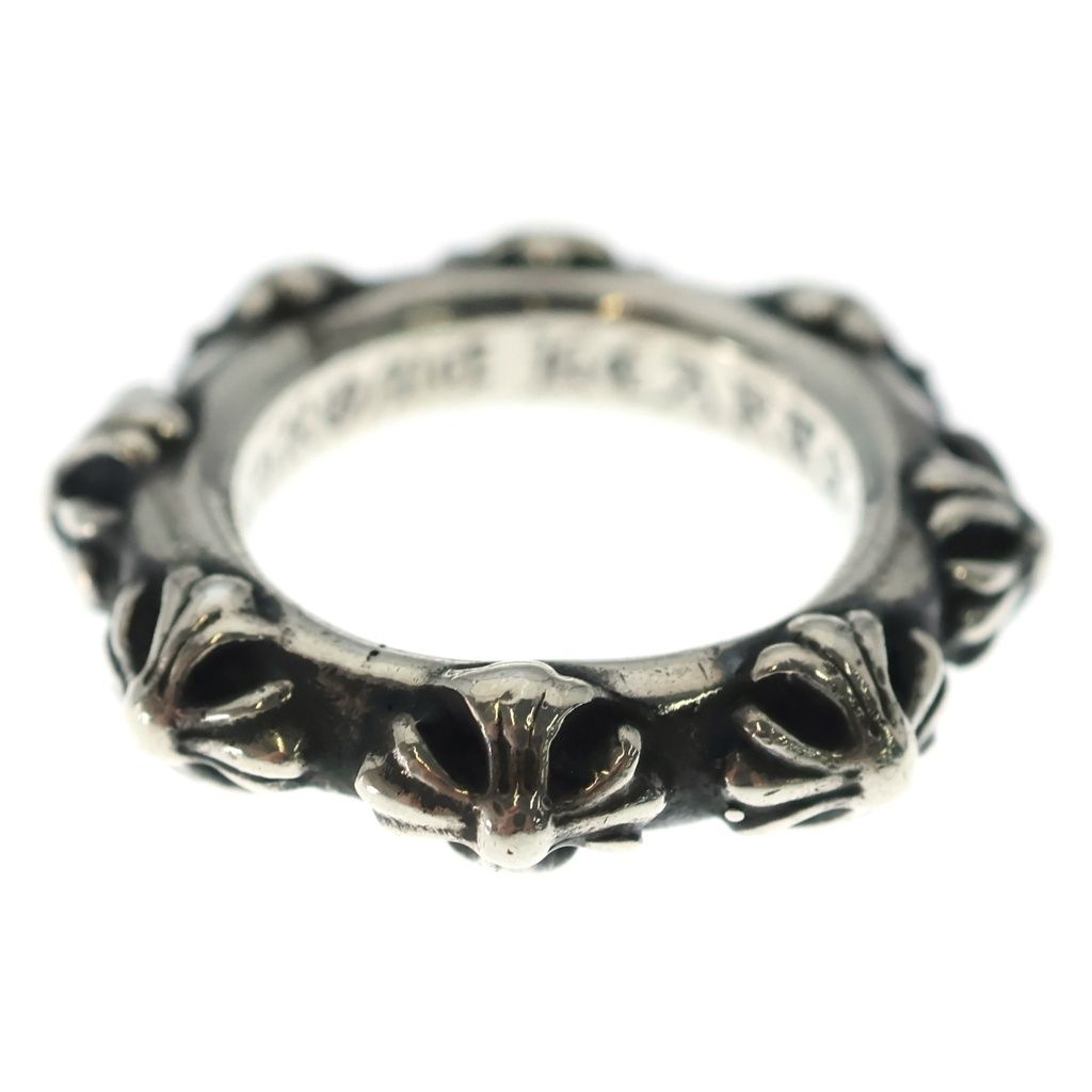 CHROME HEARTS (クロムハーツ) CROSS BAND クロスバンド リング シルバー BCA342