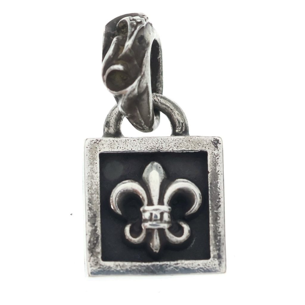 CHROME HEARTS (クロムハーツ) FRAMED BS FLUER フレームドBSフレア チャーム ペンダントトップ シルバー BCA270