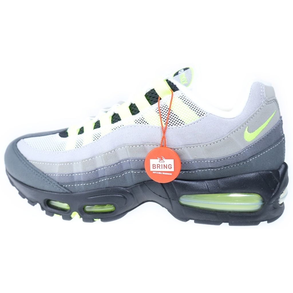 NIKE (ナイキ) AIR MAX95 OG エアマックス95 ビッグバブル 2025 ローカットスニーカー グレー/イエロー US8/26cm HM4740-001