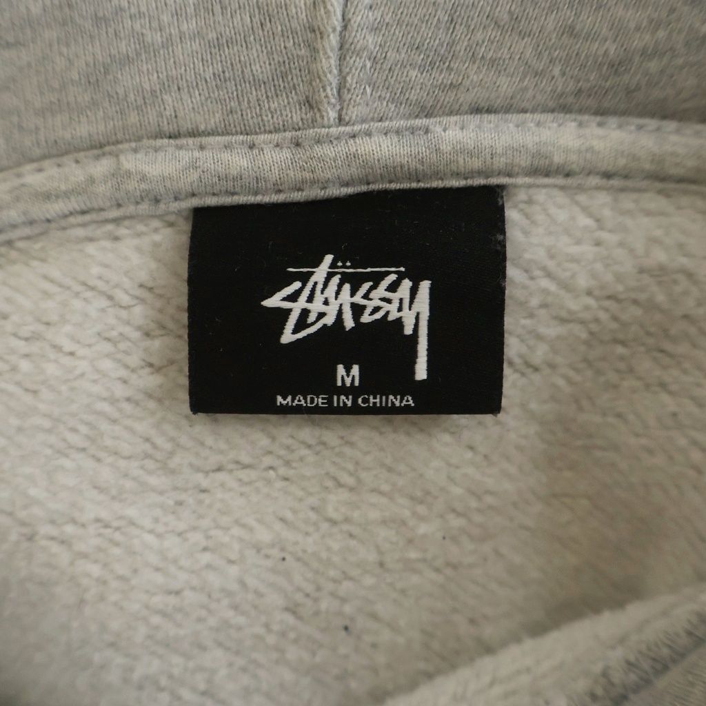 【人気】ステューシーロゴ　パイルアーチロゴ　パーカー STUSSY STUSSY (ステューシー) パイルアーチロゴ プルオーバーパーカー