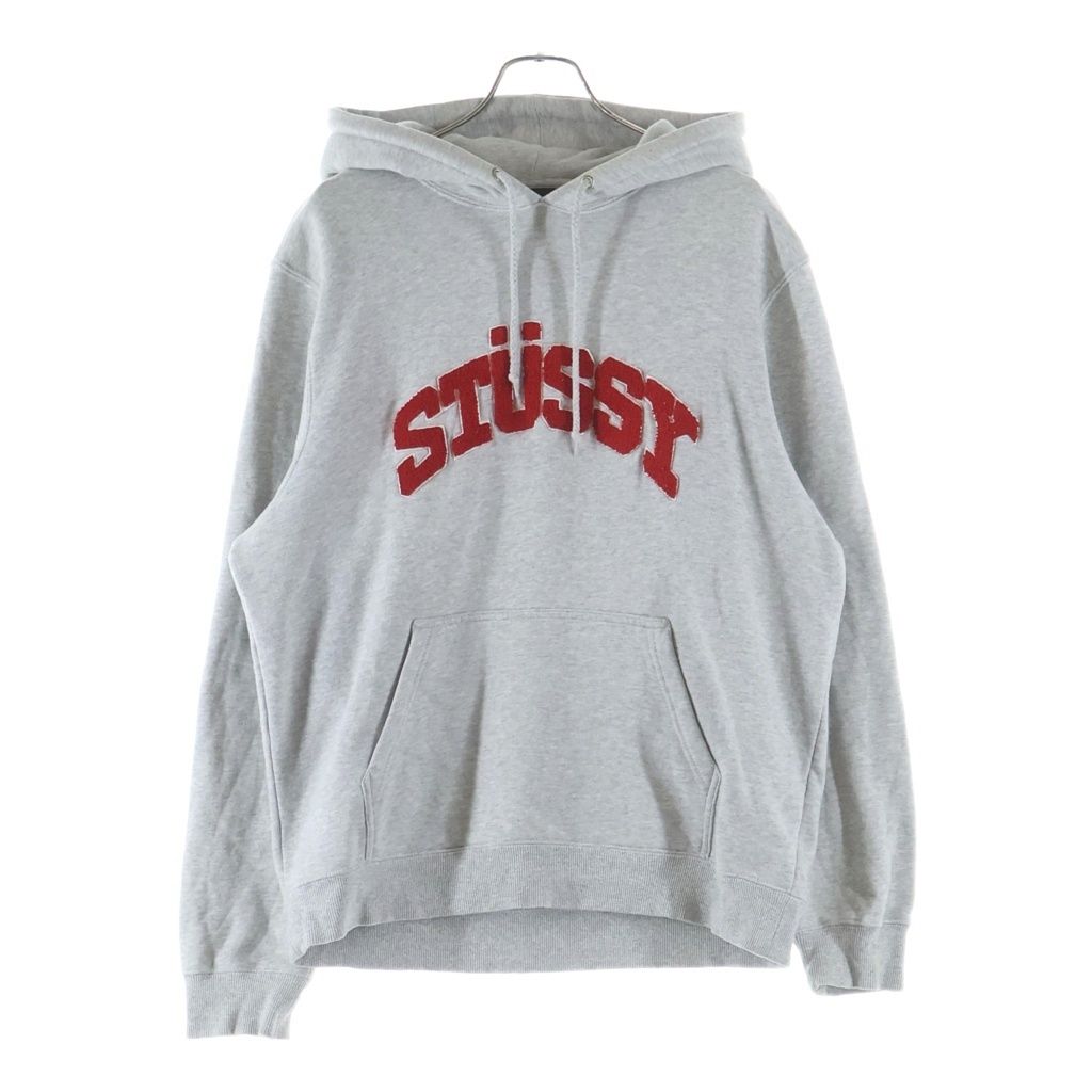 STUSSY (ステューシー) パイルアーチロゴ プルオーバーパーカー