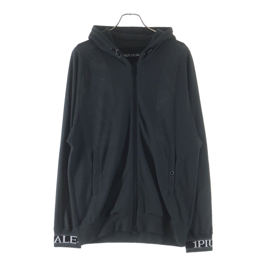 1 PIU 1 UGUALE 3 RELAX (ウノピゥウノウグァーレトレ) 113 SPORT TECHNICAL MESH GRAY ZIP UP PARKA メッシュジップアップパーカー フーディー グレー TM714-TM06-88