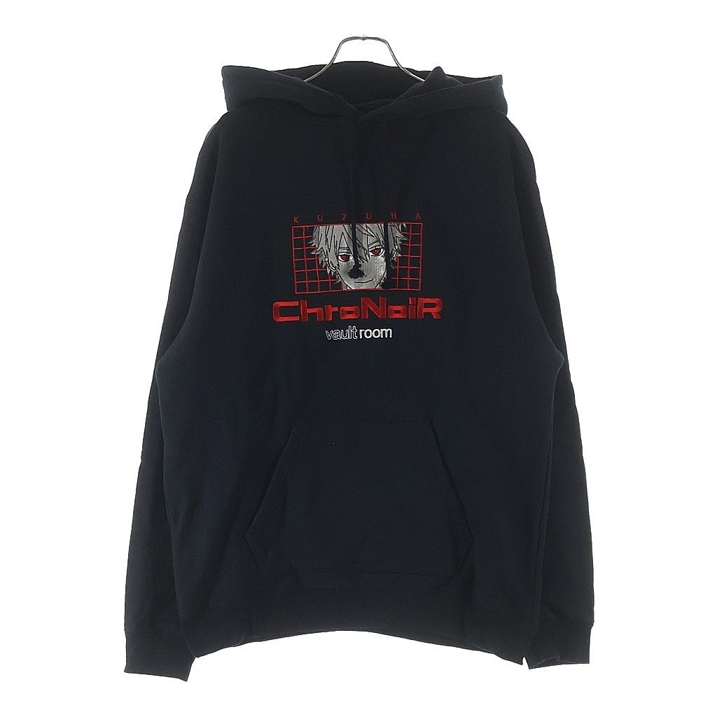 VAULTROOM KUZUHA HOODIE 葛葉 パーカー VAULTROOM (ボルトルーム) ×KUZUHA ChroNoiR HOODIE 葛葉 クロノワール
