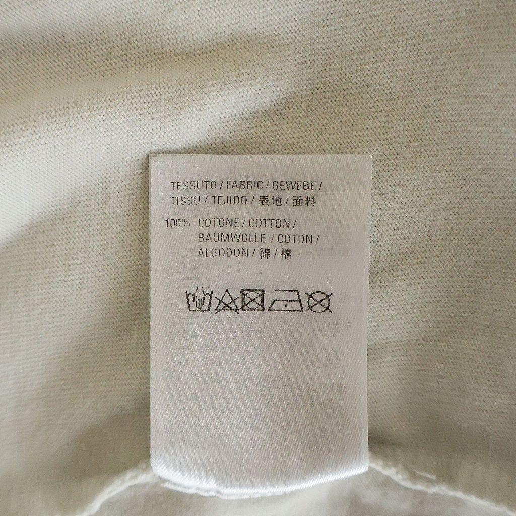 BALENCIAGA (バレンシアガ) 21SS HI MY NAME IS プリント ダメージ加工 半袖Tシャツ カットソー ホワイト 661715 TKVF1
