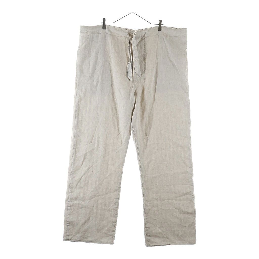 Maison Margiela (メゾンマルジェラ) 23SS Linen Pants Cord コード付 リネンワイドパンツ アイボリー S50KA0625 S76506