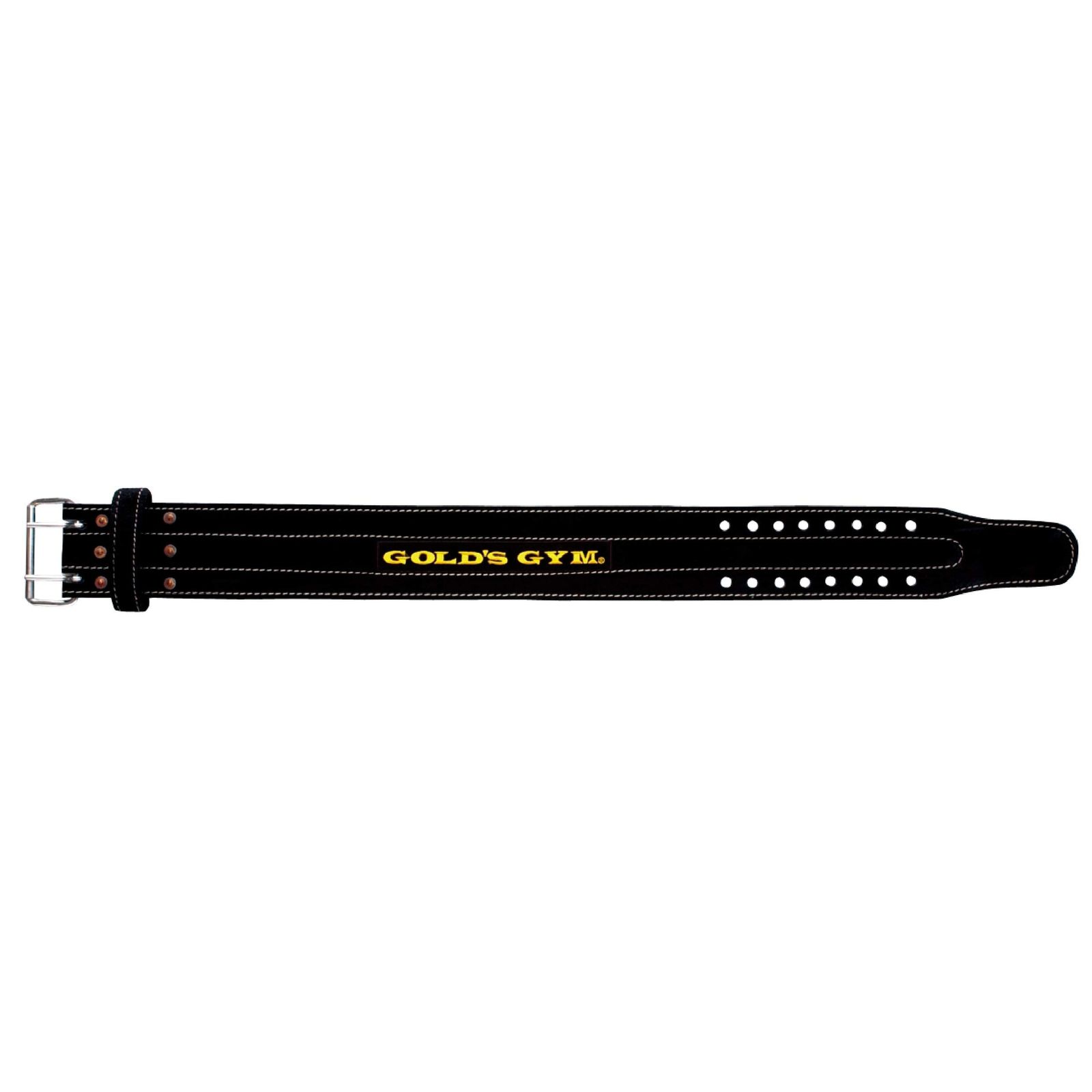 新品 ゴールドジム(GOLD`S GYM) パワーベルト ダブルピン G3352 M 【中級者~上級者】 パワーリフティング競技や高重量トレーニングモデル 腰 体幹 補助 スクワット デッドリフト ベンチプレス シーテッドローイング ラットプルダウン 【ゴール