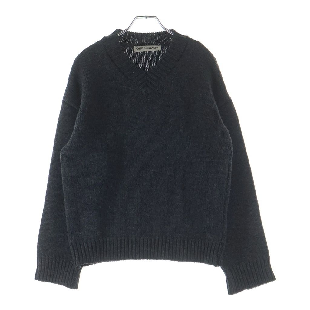 OUR LEGACY (アワーレガシー) SONAR V-NECK KNIT ソナー Vネックニットセーター グレー M4243SA