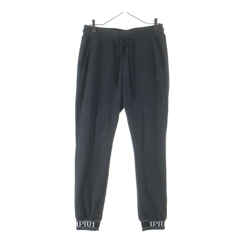 1 PIU 1 UGUALE 3 RELAX (ウノピゥウノウグァーレトレ) 113 SPORT TECHNICAL MESH GRAY RIB メッシュ ジョガーパンツ グレー TM720-TM06-88