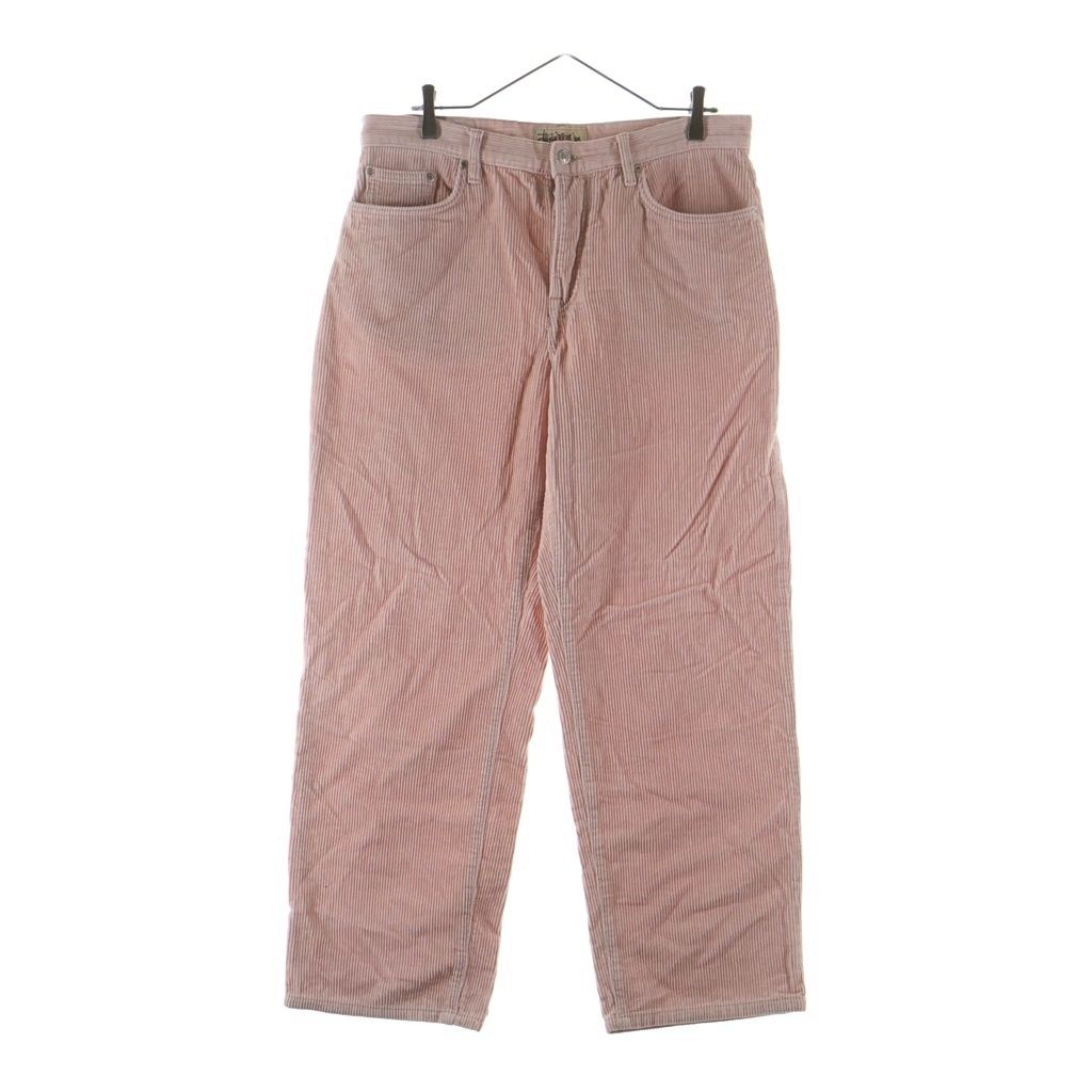 STUSSY (ステューシー) Corduroy Big Ol' Jeans コーデュロイ ストレッチパンツ ピンク