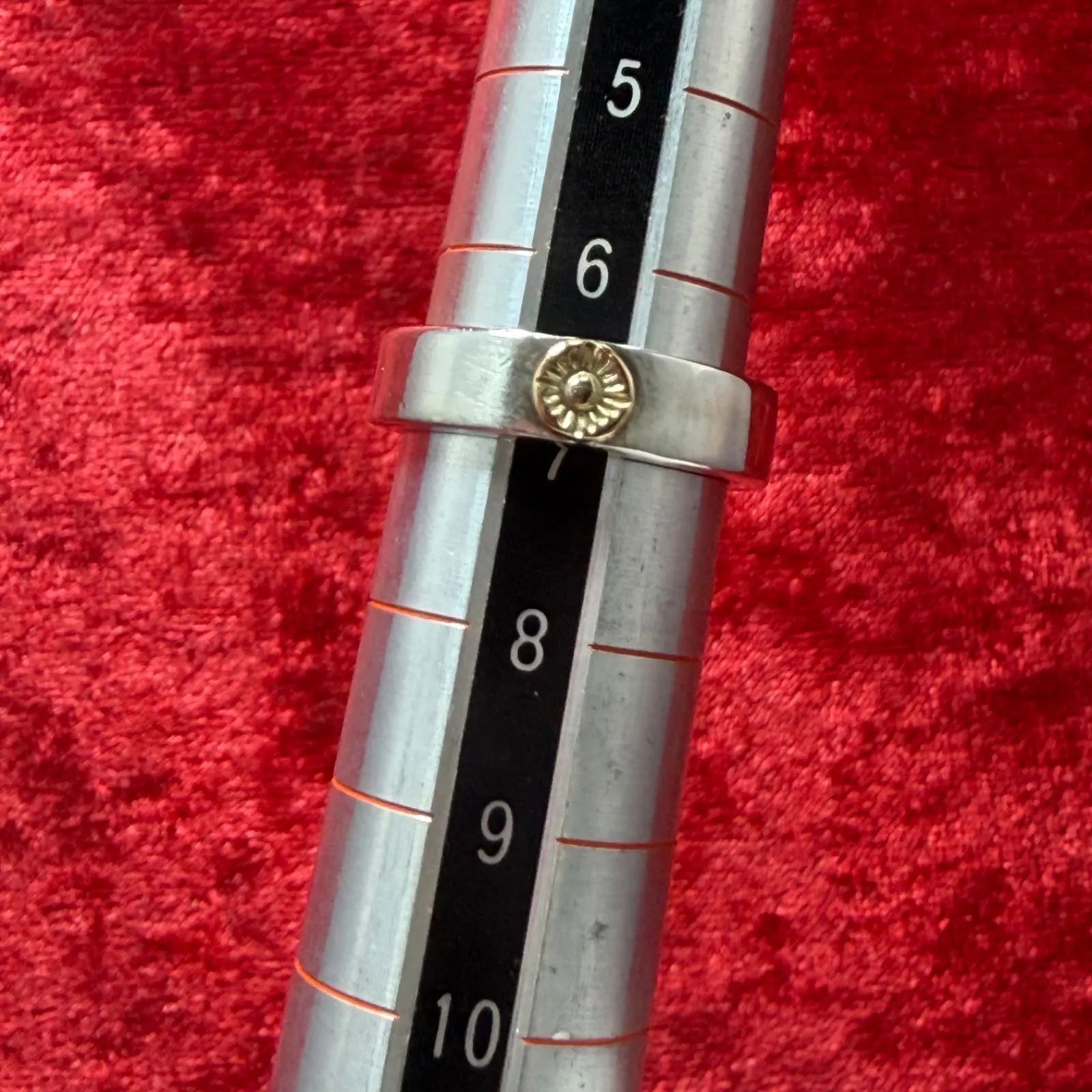 美品 太陽神 リング7号 SILVER×K18 4.1g アリゾナフリーダム/ARIZONA