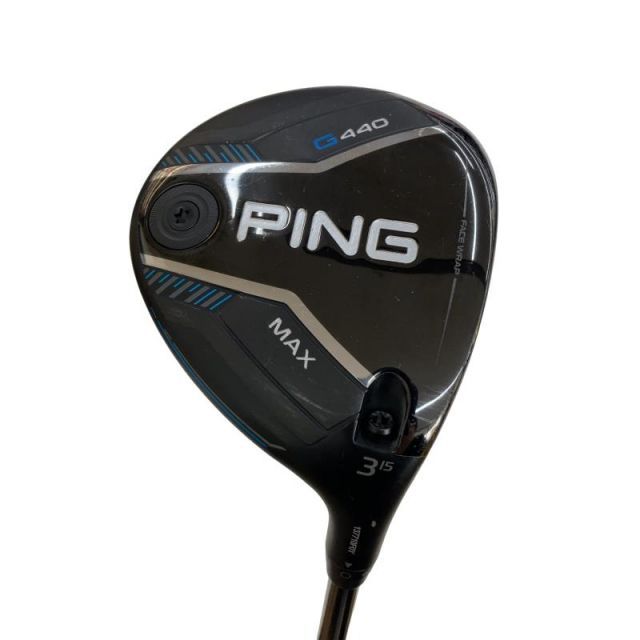 【中古】 ピン G440 MAX 3W フェアウェイウッド FW PING TOUR 2.0 CHROME 65(FW) (フレックスS) メンズ 男性用 右利き 右用 Cランク ゴルフクラブ