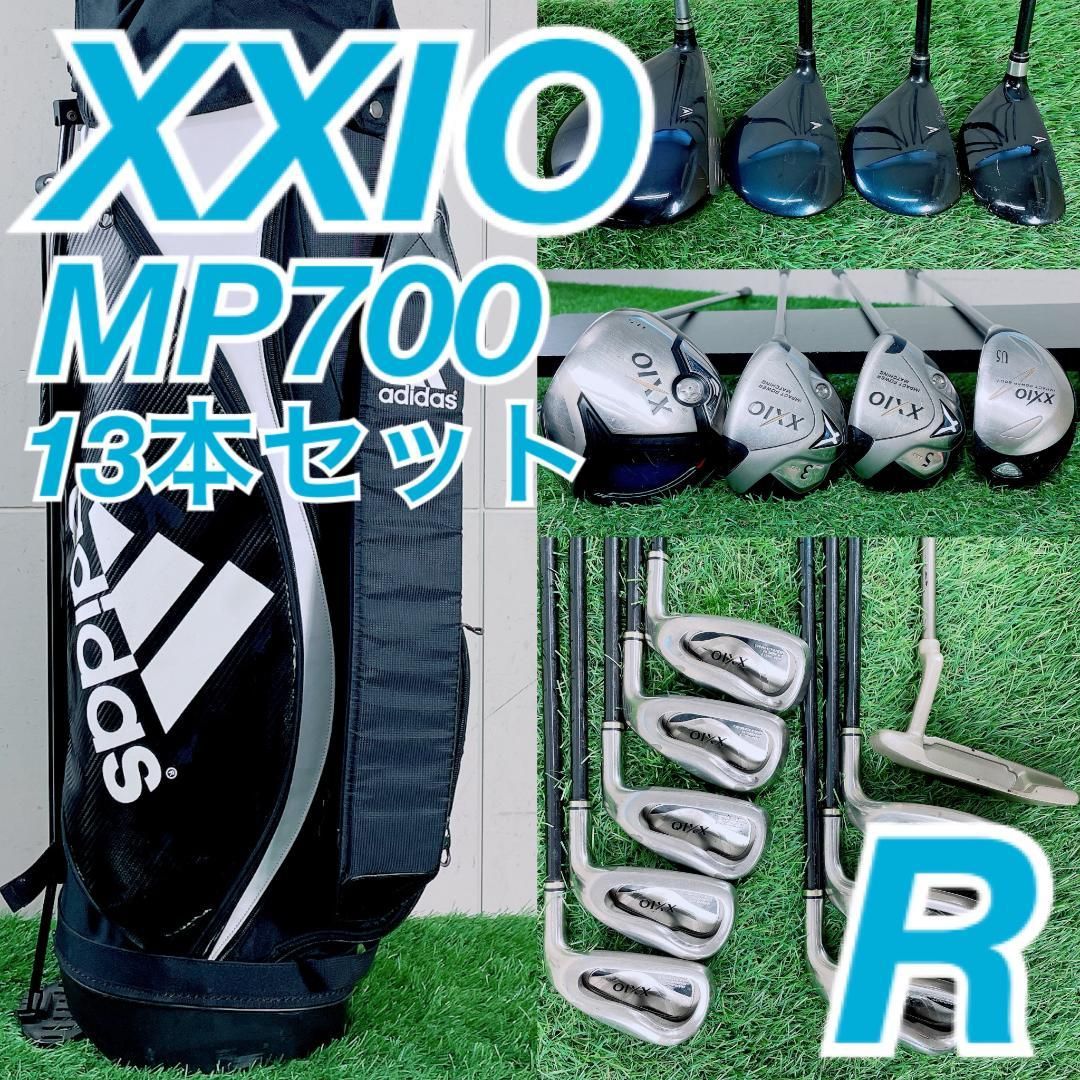 ゼクシオMP700 他　メンズS 16本　右利き　ゴルフセット ゼクシオ MP700入り ゴルフクラブ フルセット R 13本 H3848 - メルカリ