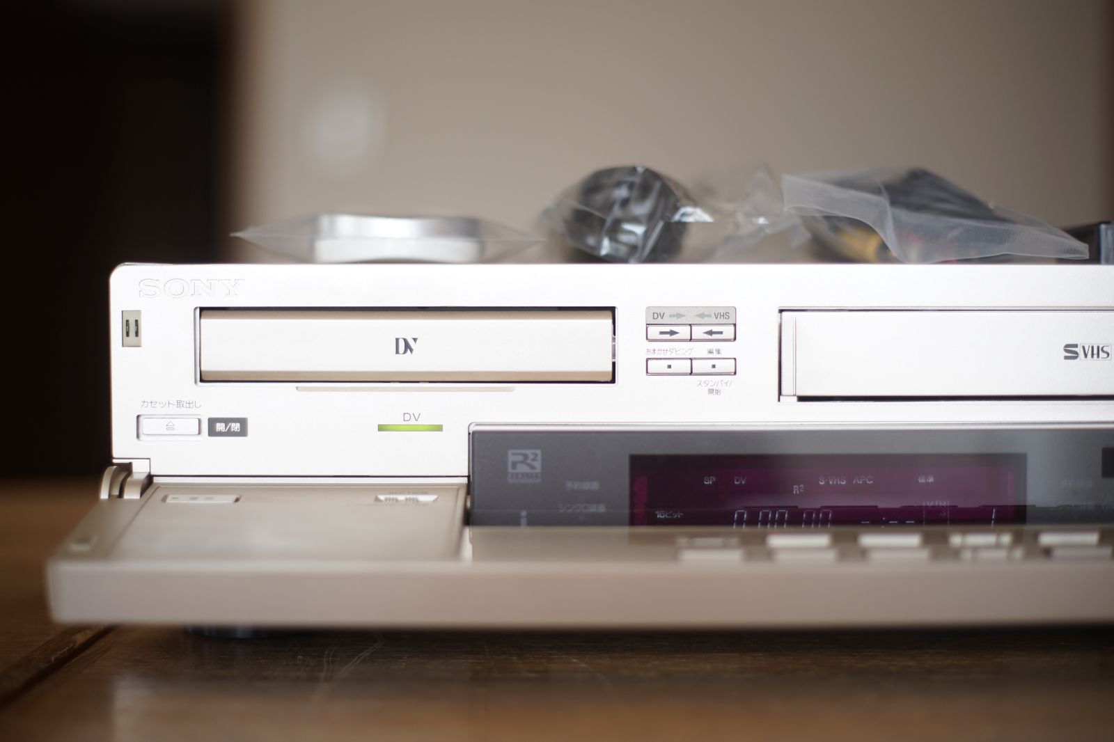 SONY MINI DV/SVHS ビデオデッキ　ＷＶ－ＤＲ7 稀少☆動作美品】SONY ソニー WV-DR7 DV miniDV S-VHS VHS Video