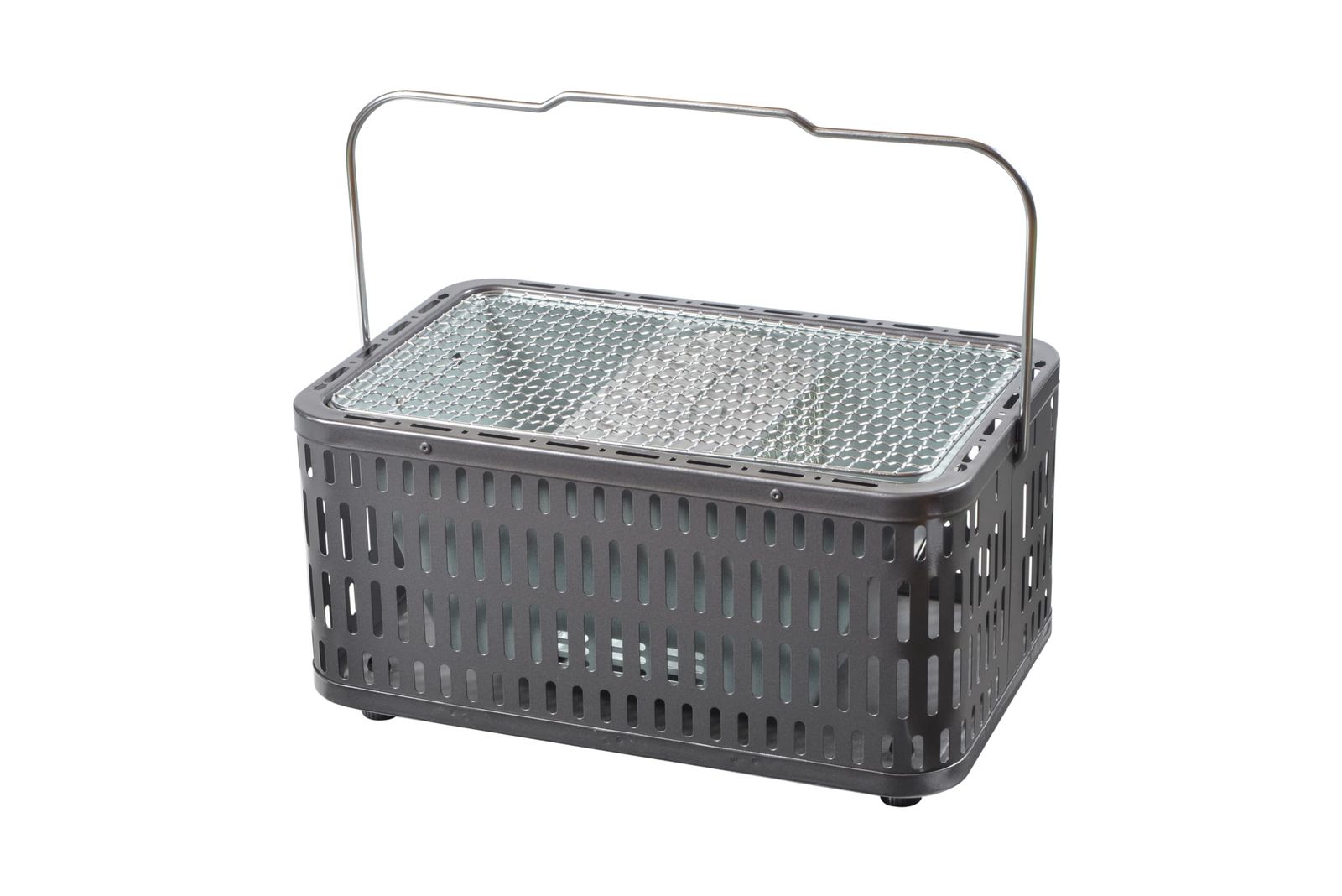 新品 グリーンライフ(GREEN LIFE) 日本製 煙が少ない 熱くなりにくい バーベキュー BBQ 卓上 熱くなりにくい少煙シチリン SC-392S(GY)