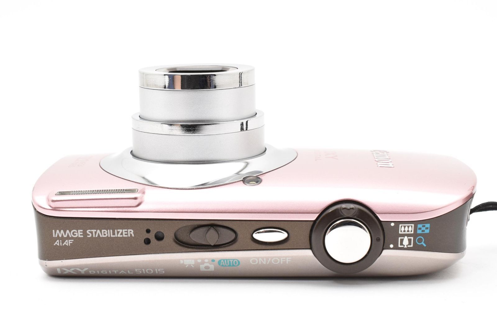 □ 美品 □ キヤノン Canon IXY DIGITAL 510 IS ピンク PC1356 《動作