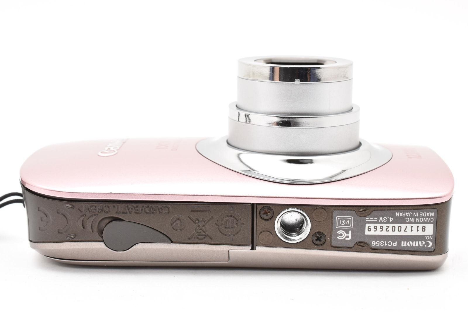 □ 美品 □ キヤノン Canon IXY DIGITAL 510 IS ピンク PC1356 《動作