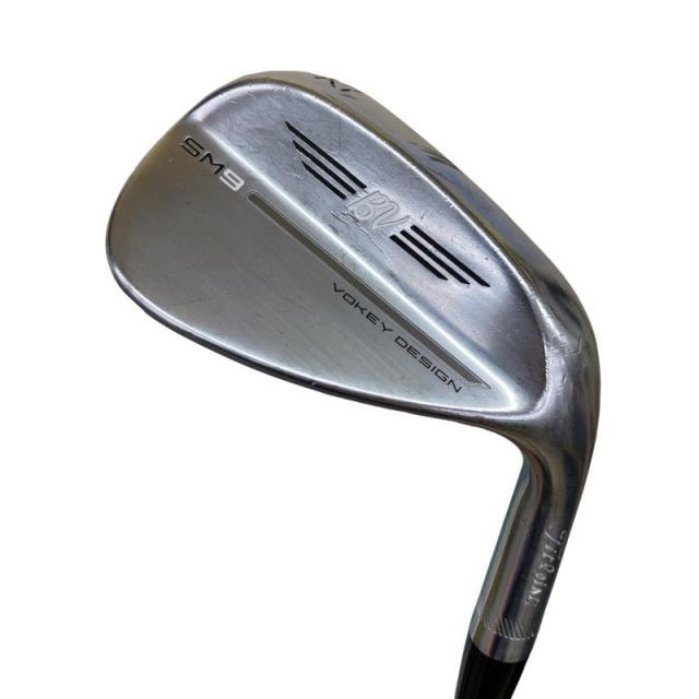 【中古】 タイトリスト VOKEY SPIN MILLED SM9 ツアークロム 52°/12°F ウェッジ WG リシャフト (フレックスその他) メンズ 男性用 右利き 右用 Dランク ゴルフクラブ