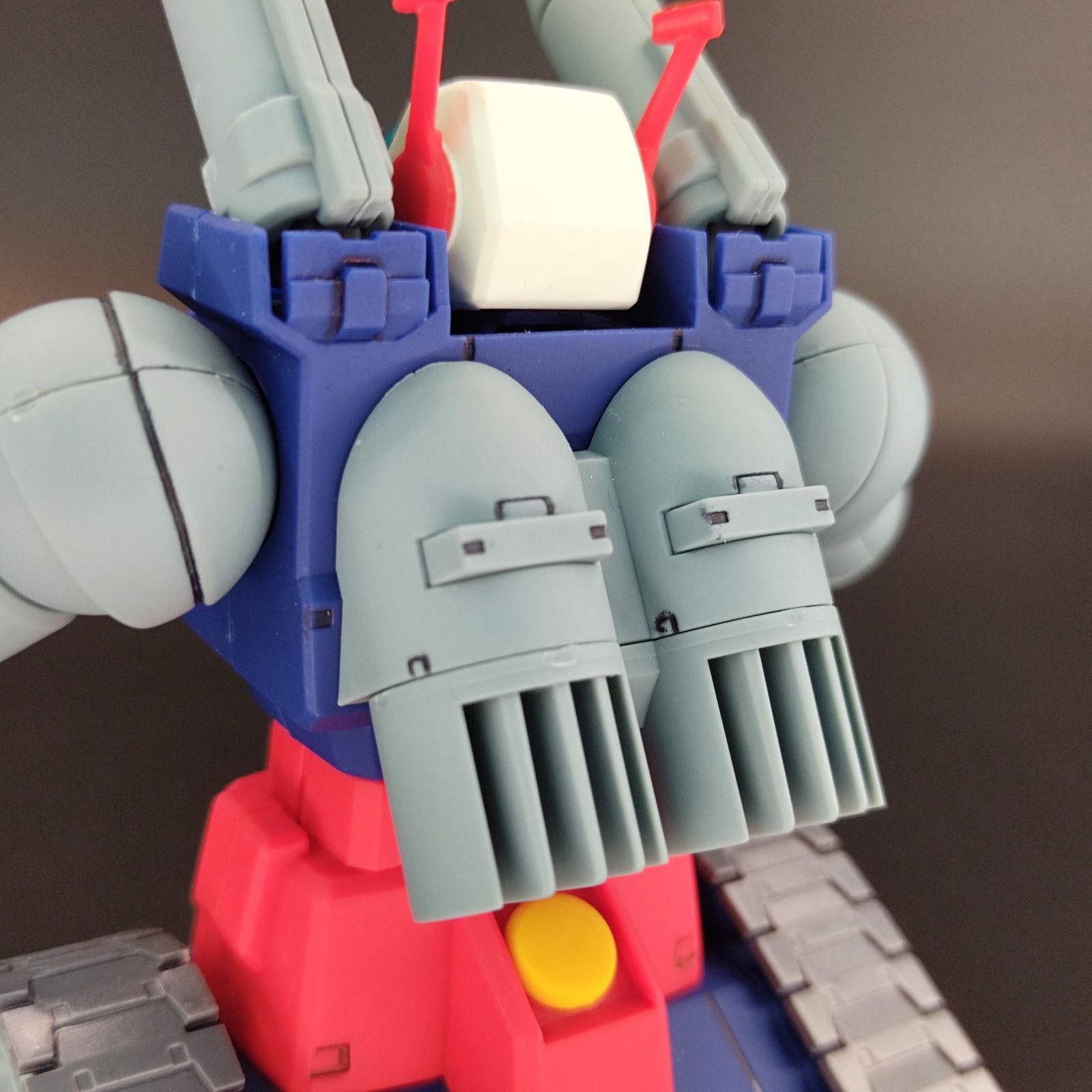 ガンプラ【中古品/つや消し仕上げ】 HGUC 1/144 ガンタンク 完成品