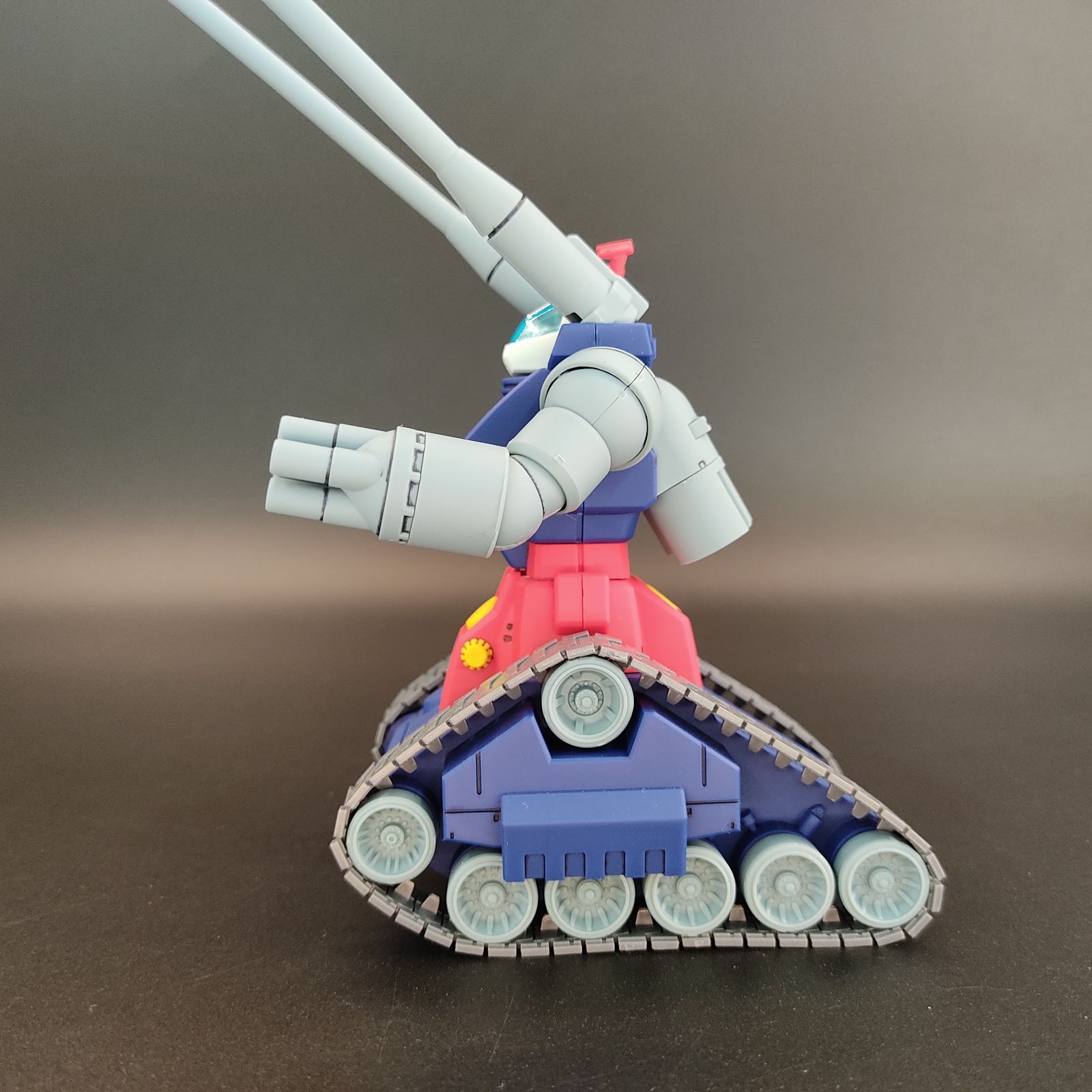 ガンプラ【中古品/つや消し仕上げ】 HGUC 1/144 ガンタンク 完成品