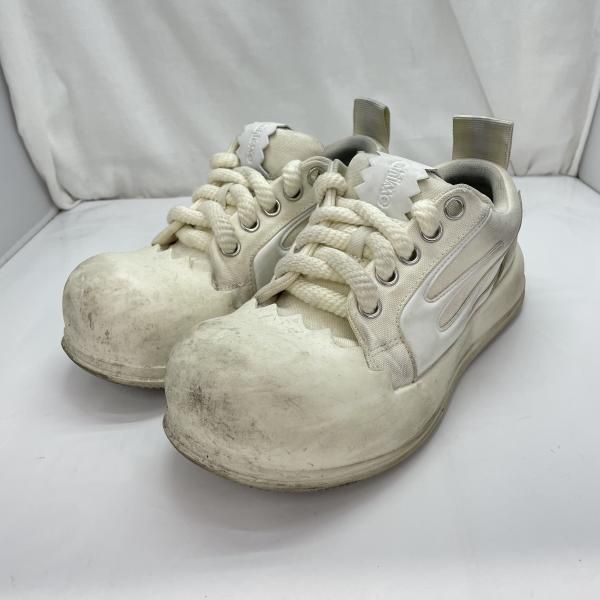 【中古】rhime ASTROPOD ローカットスニーカー 27.5cm 白 AP200000 箱あり ライム[91]