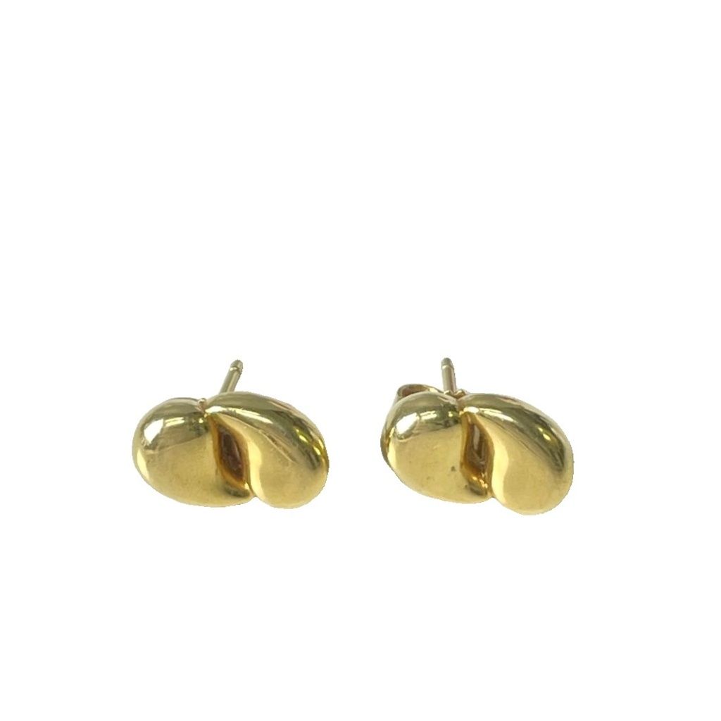 ティファニー TIFFANY & CO. エルサペレッティダブルティアドロップピアス 750 K18 イエローゴールド アクセサリー 総重量7.2g ☆AA★