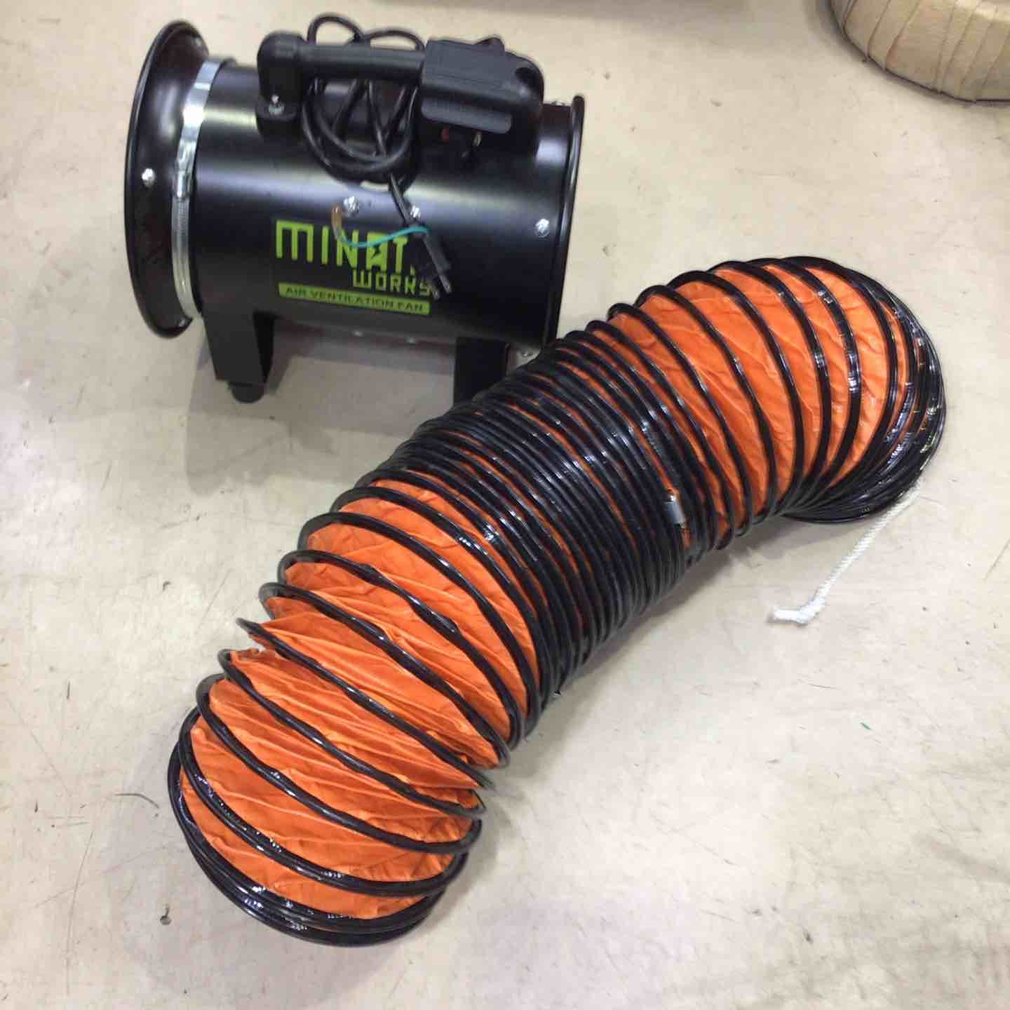 ミナト 排送風機 ダクトファン MDF-201A (ホース無し/口径200mm)【町田店】