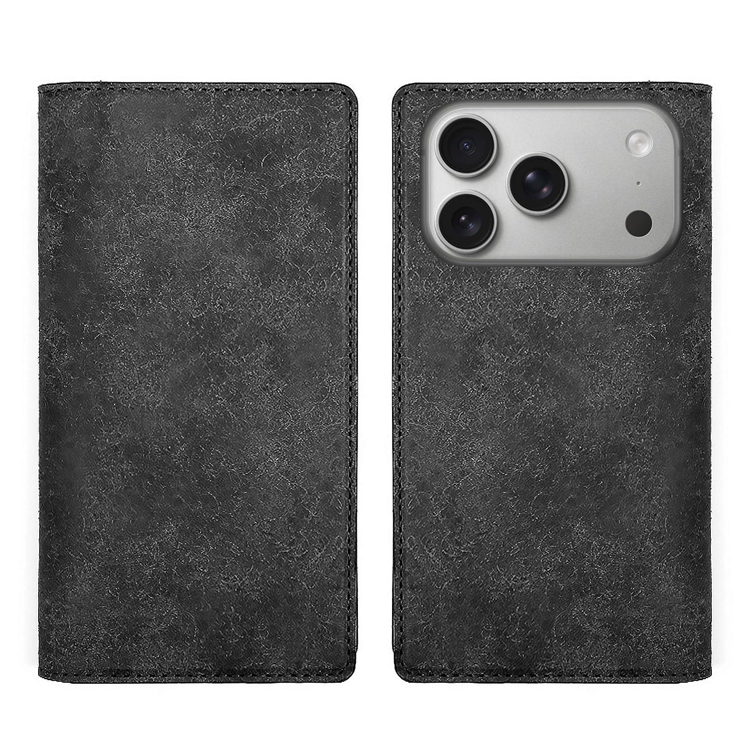 新品 ABBI SIGNATURE iPhone 17 Pro 用 ケース 手帳型 日本製 イタリアン本革 MARGOT [ MagSafe対応 ベジタブルタンニンレザー 革職人ハンドメイド ワイヤレス充電対応 ] ABS27786i17PR ブラック【正規品