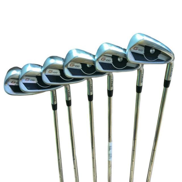 【中古】 ピン G400 6S アイアンセット IR 純正特注シャフト (フレックスX) メンズ 男性用 右利き 右用 Cランク ゴルフクラブ