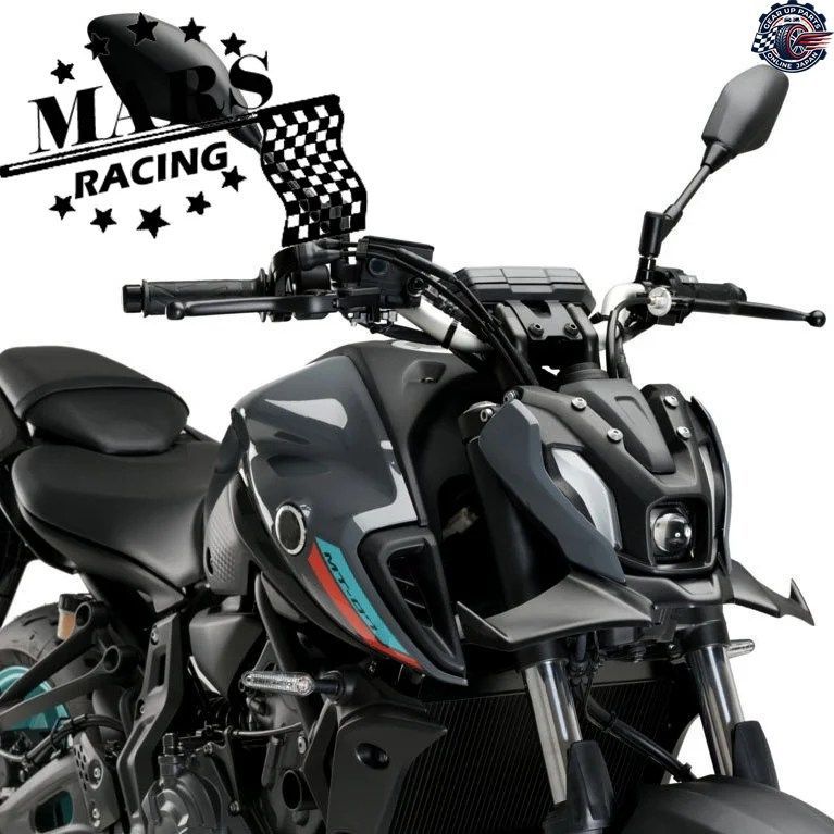 ヤマハ MT-07 SP 2021 - 23 MT07 21-23 モーターサイクル スポーツ ダウンフォース ネイキッド フロントスポイラー エアロダイナミック ウ