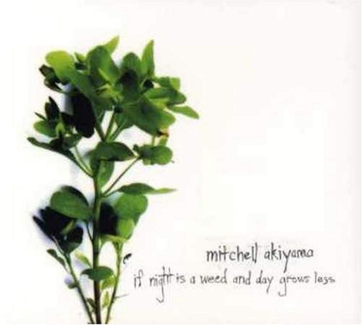 【CD】If Night Is a Weed & Day Grows Less