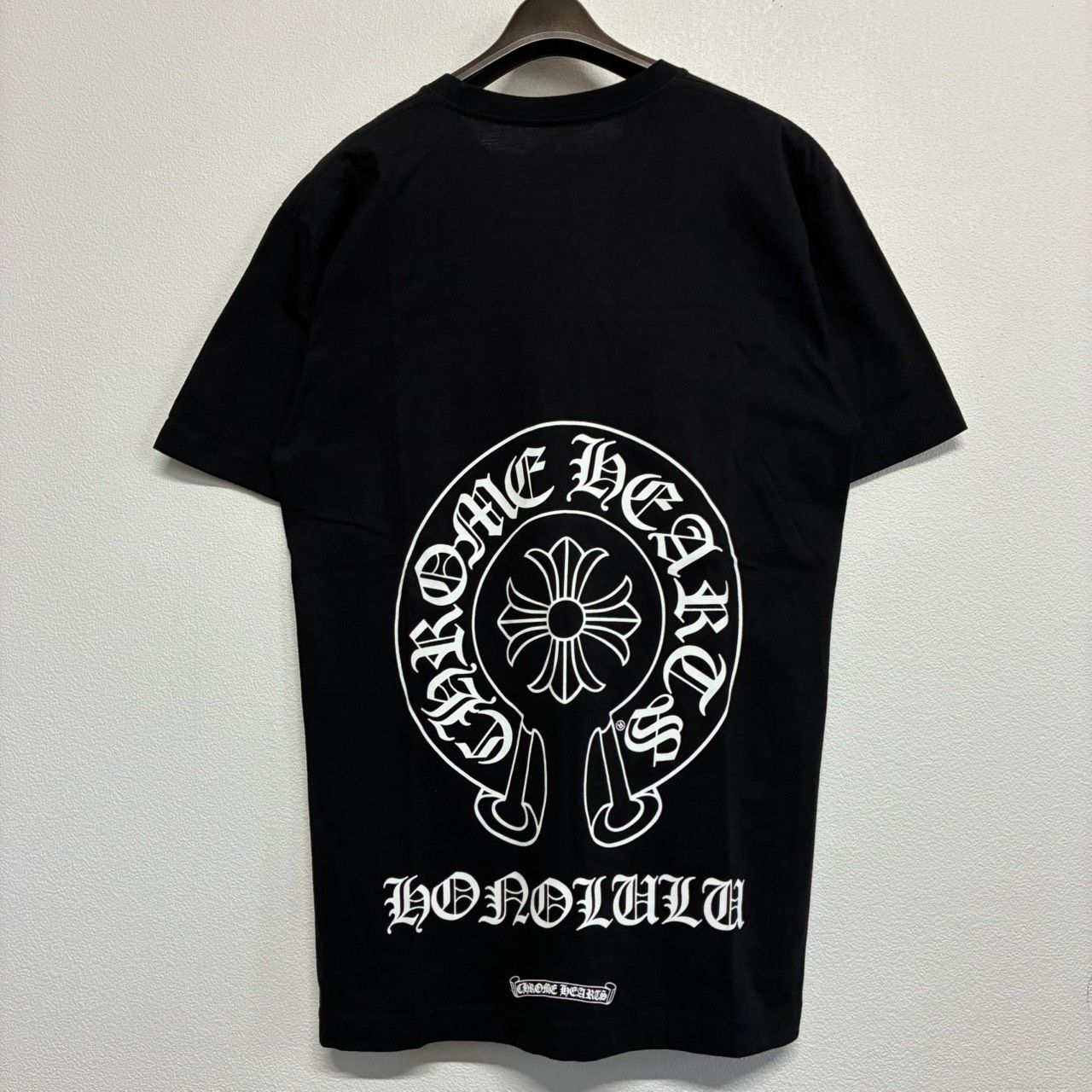 CHROME HEARTS Horse Shoe クロムハーツ ホースシュー ホノルル限定 黒 ブラック 半袖 Tシャツ トップス メンズ レディース Lサイズ 極美品 2508