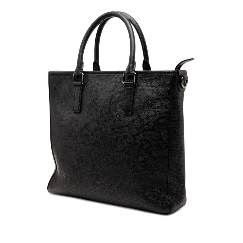 DOLCE&GABBANA ブラック レザー ビジネスバッグ Dolce & Gabbana ビジネスバッグ ブラック レザー 【公式通販】