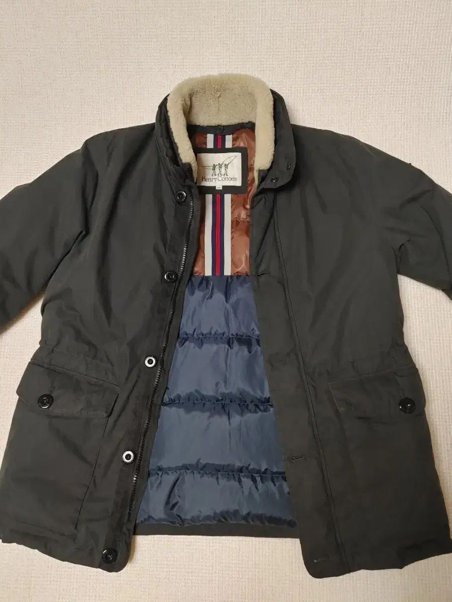ヘンリーコットンズ フィット ファイア シープスキン カラ 105