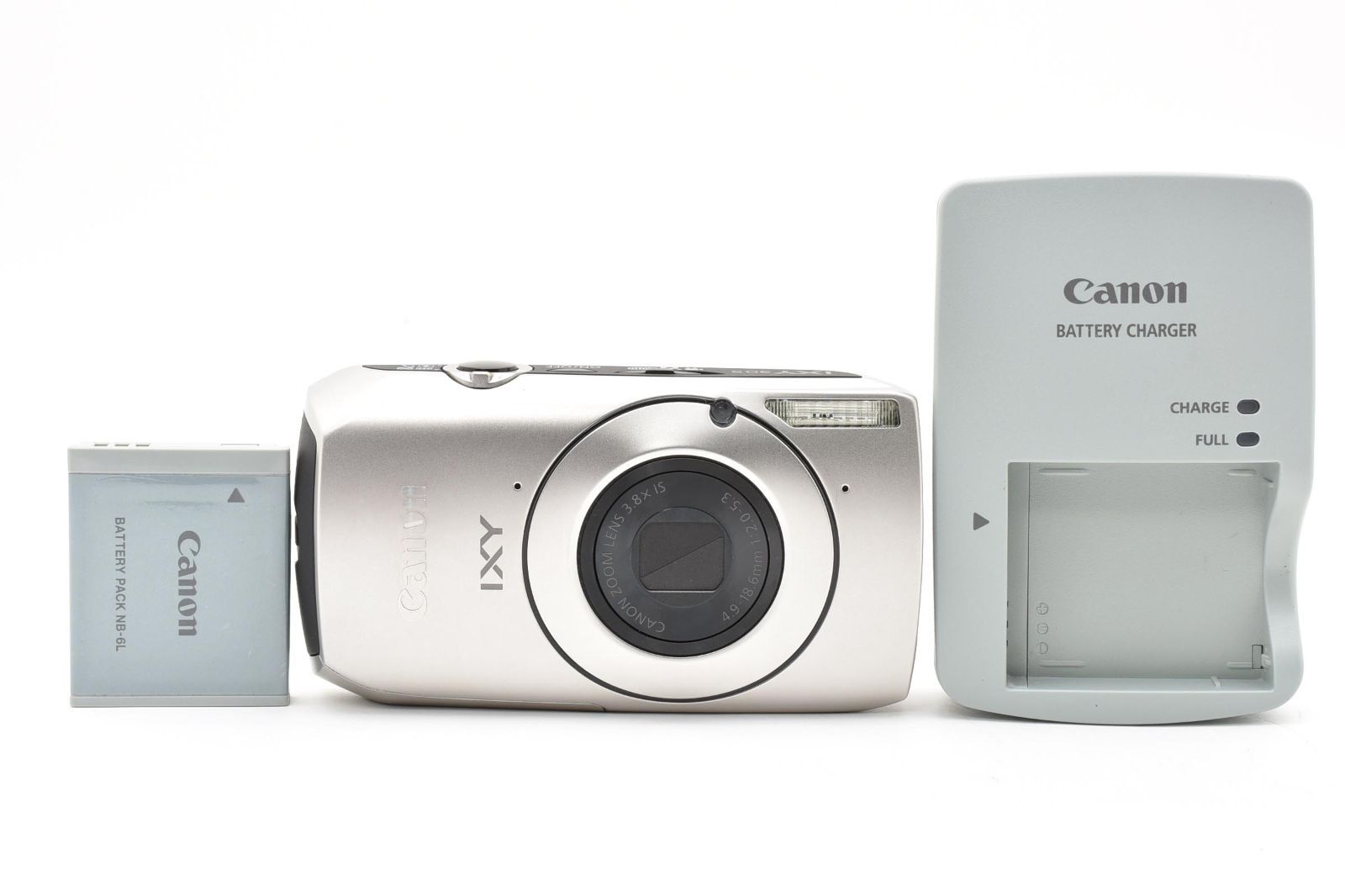■ ほぼ新品 ■ キヤノン　Canon IXY 30S シルバー PC1473 《動作確認済・バッテリー付・充電器付》 コンパクト デジタル カメラ #A1247