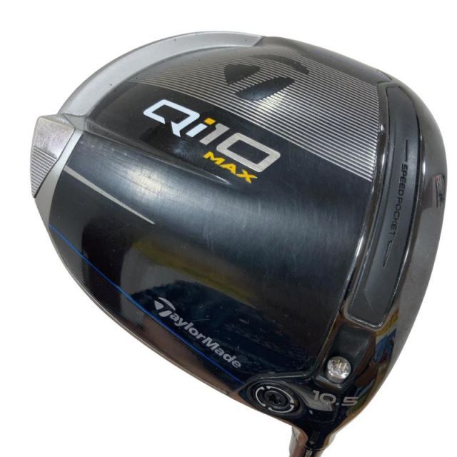 【中古】 テーラーメイド Qi10 MAX 10.5° ドライバー DR 純正特注シャフト (フレックスS) メンズ 男性用 右利き 右用 Cランク ゴルフクラブ