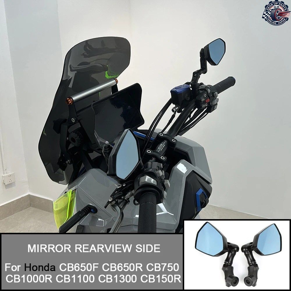 ホンダ CB650F CB650R CB750 CB1000R CB1100 CB1300 CB150R オートバイ用 360°回転サイドミラー